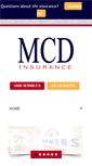 Mobile Screenshot of mcdinsurance.com